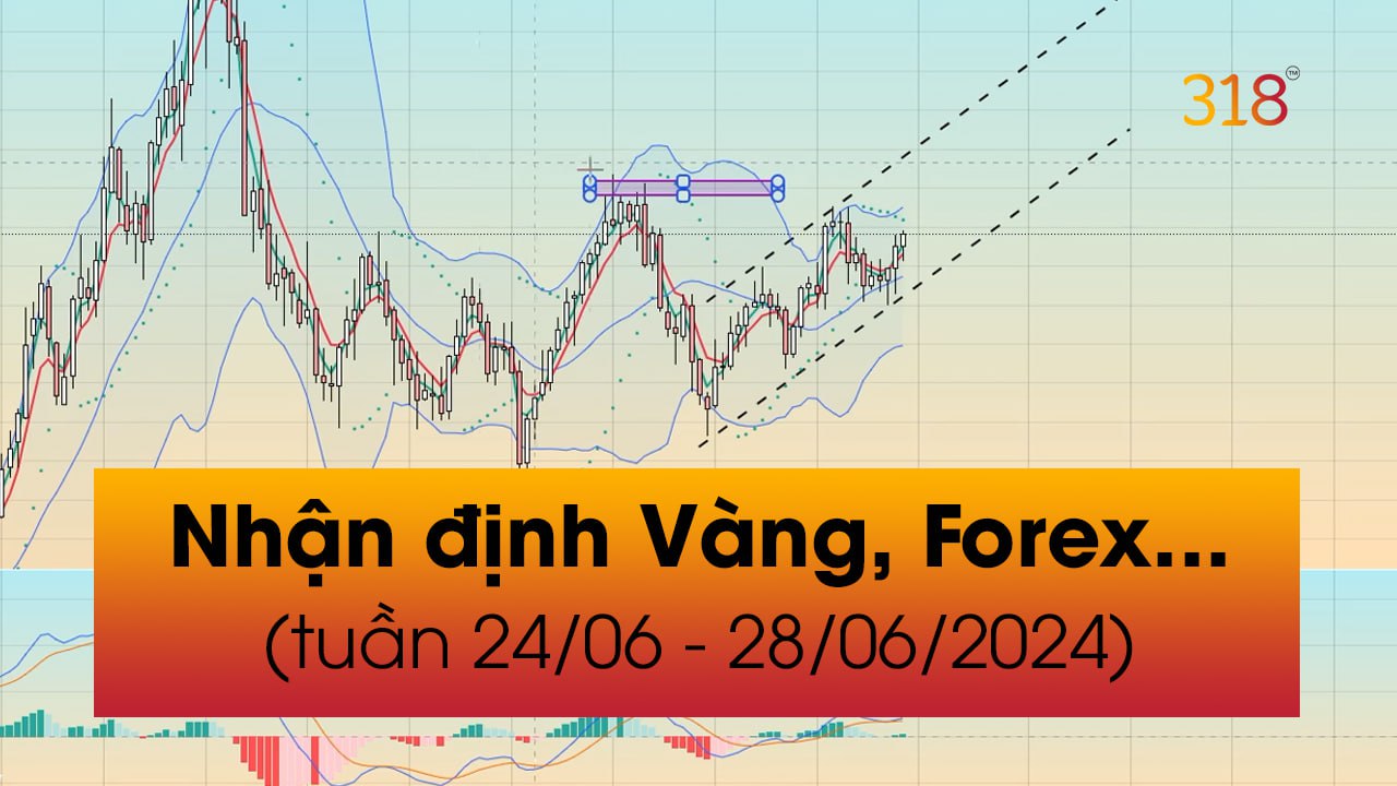 Nhận định Vàng, DXY, Forex... tuần 24/06 - 28/06/2024